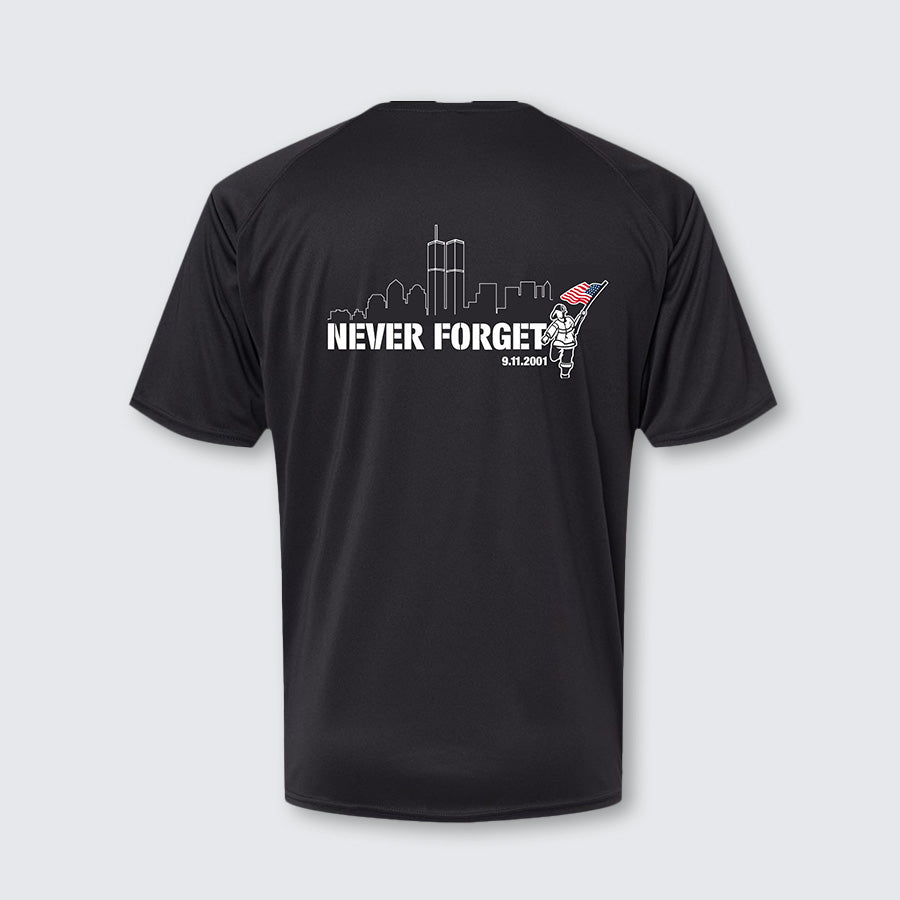 T2T Never Forget Performance Tee – Unisex (Black)