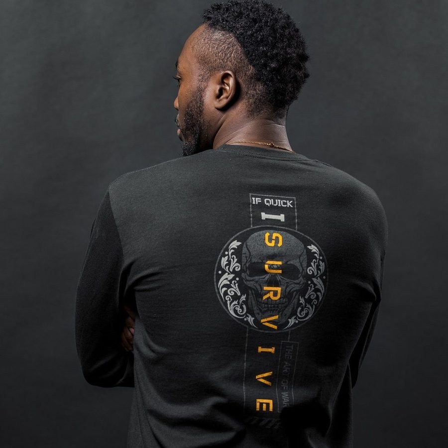 I Survive Long Sleeve - Black