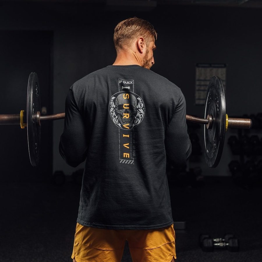 I Survive Long Sleeve - Black