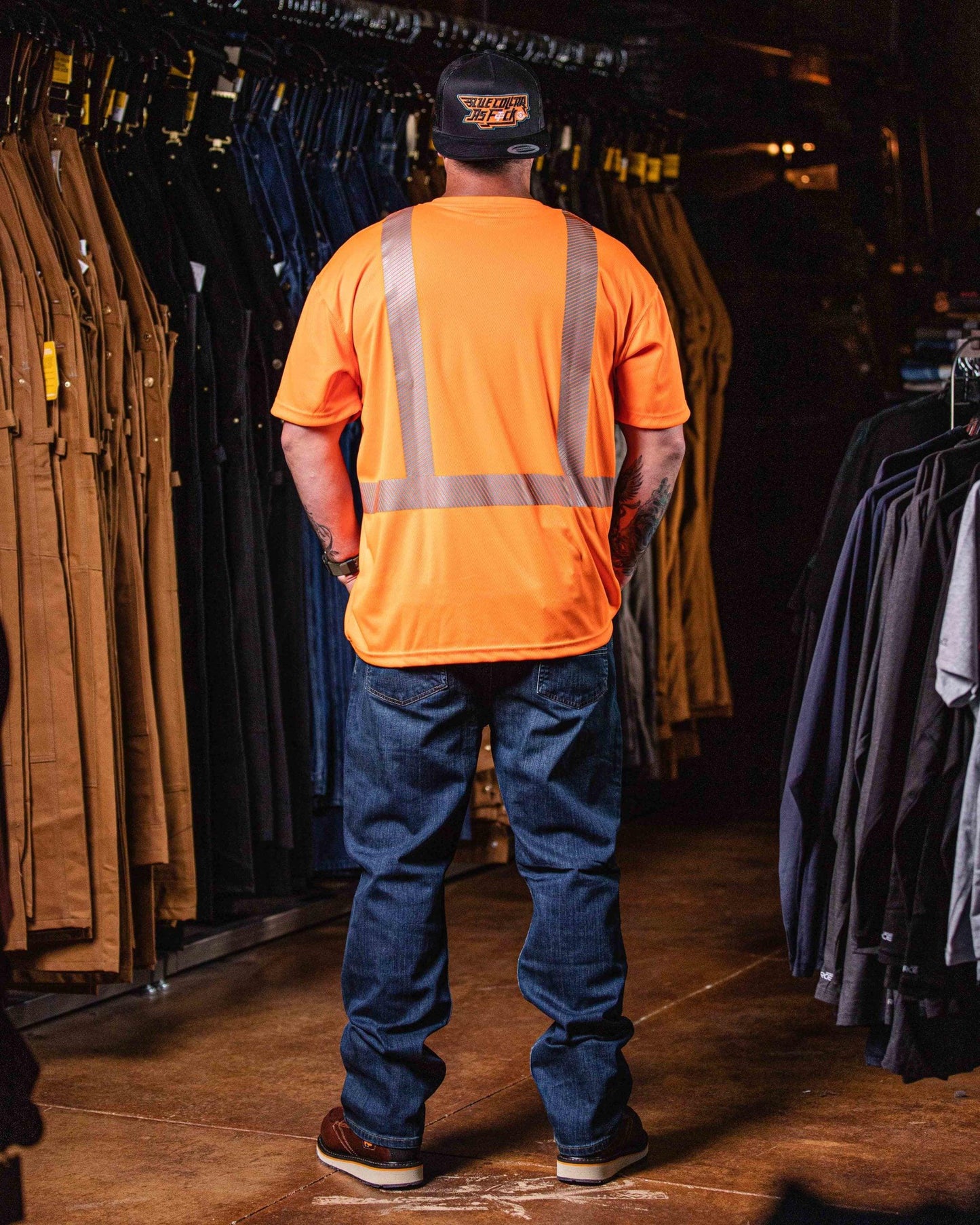 Class 2 High Visibility Force Short Sleeve T-Shirt - Brite Orange