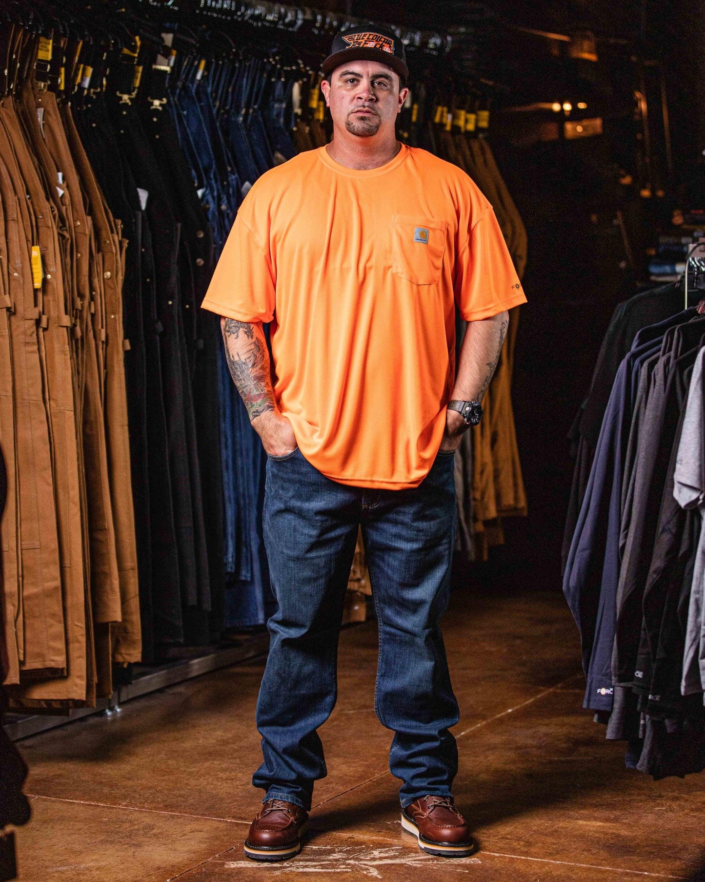 Force Color Enhanced Short Sleeve T-Shirt (Brite Orange)