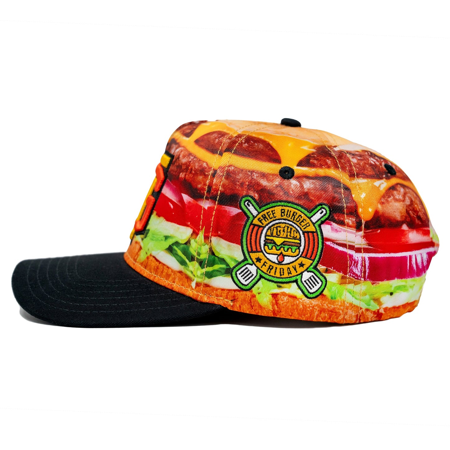 Free Burger Friday A-Frame Snapback