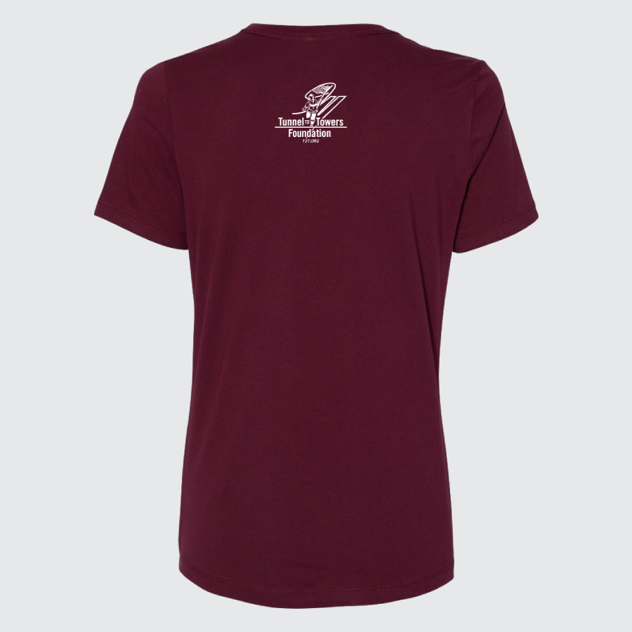 T2T HEROES TEE – Women (Maroon) CLEARANCE