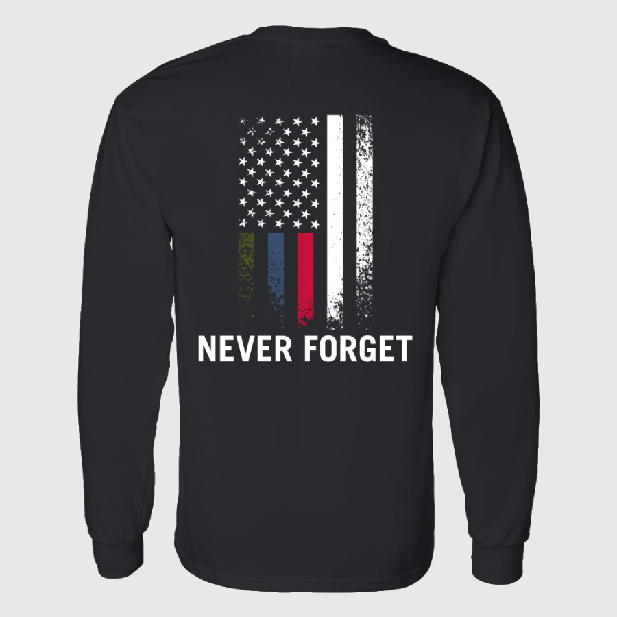 T2T Patriot Long Sleeve Tee - Unisex (Black)