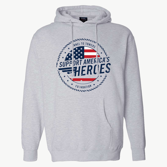 T2T Heroes Hoodie – Unisex (Grey Heather) - CLEARANCE