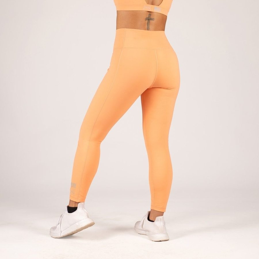 Women's Agility 7/8 High Waisted Leggings - Apricot Crush