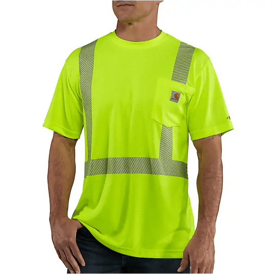 Class 2 High Visibility Force Short Sleeve T-Shirt - Brite Lime