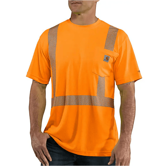 Class 2 High Visibility Force Short Sleeve T-Shirt - Brite Orange