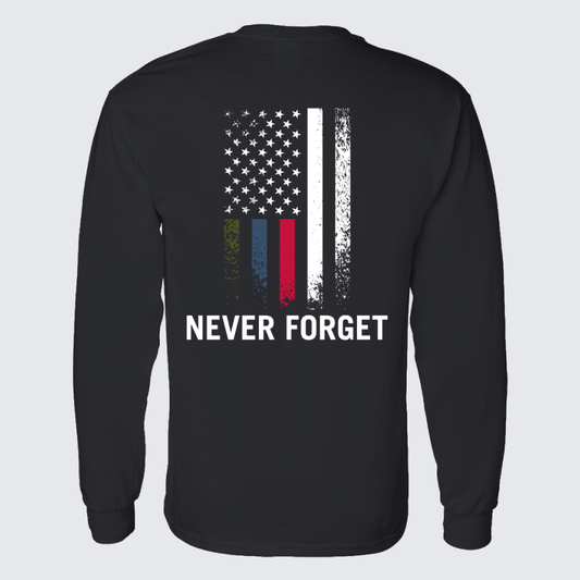 T2T Patriot Long Sleeve Tee - Unisex (Black)